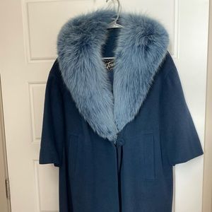 Wool & Fox Fur Coat